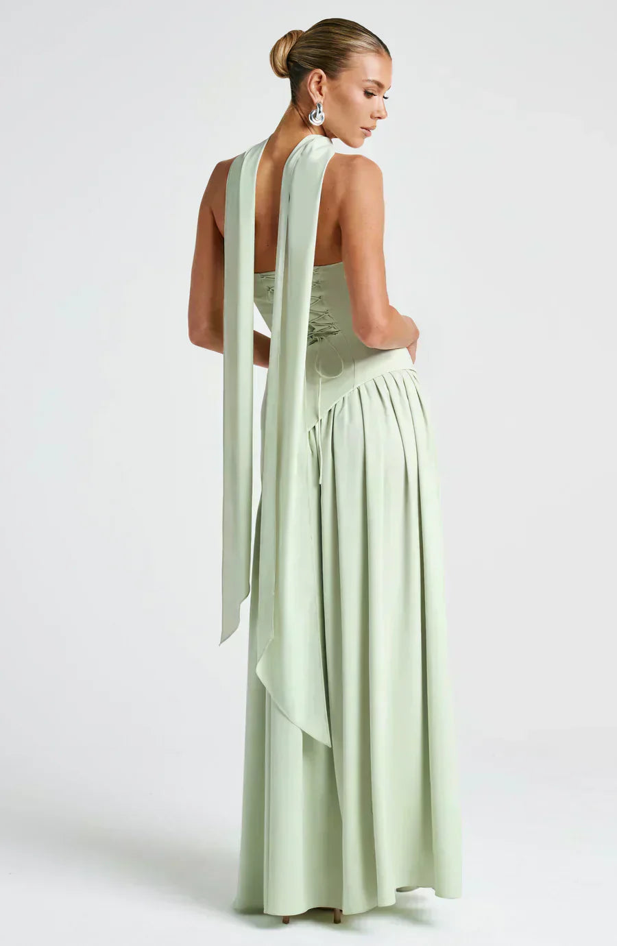Paellora | Women Asymmetric Maxi Dress Elegant Style
