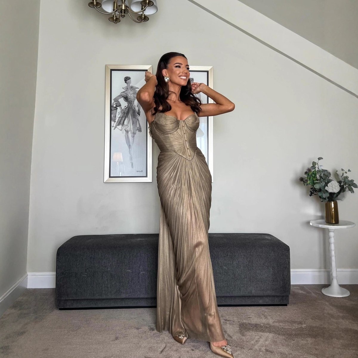 Harty | Chic Occasion Evening Gown with Sophisticated Design