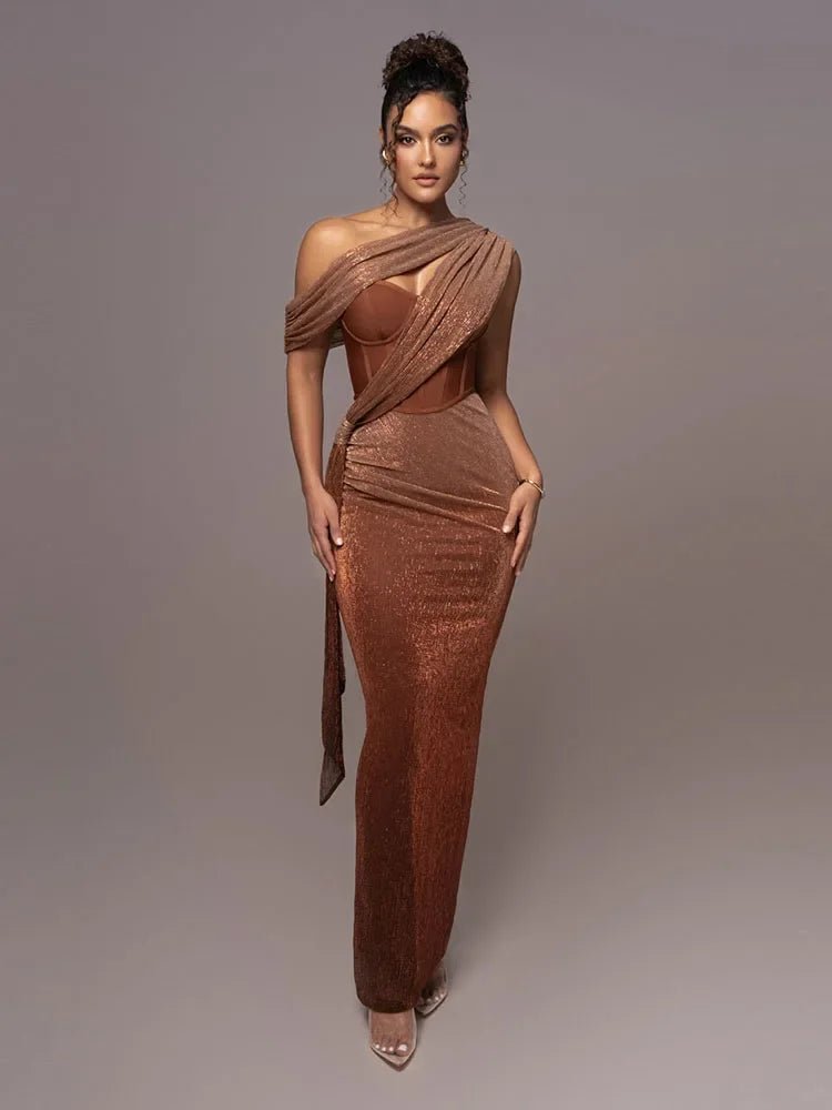 Bethany | One-Shoulder Wedding Guest Dress