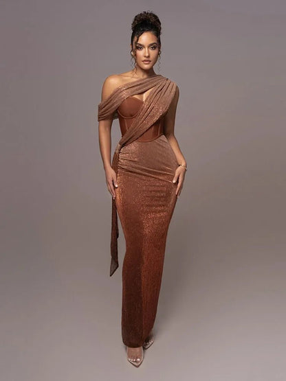Bethany | One-Shoulder Wedding Guest Dress