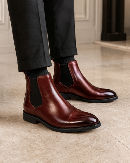 Men's Chelsea Boots - Classic Slip On Ankle Boots