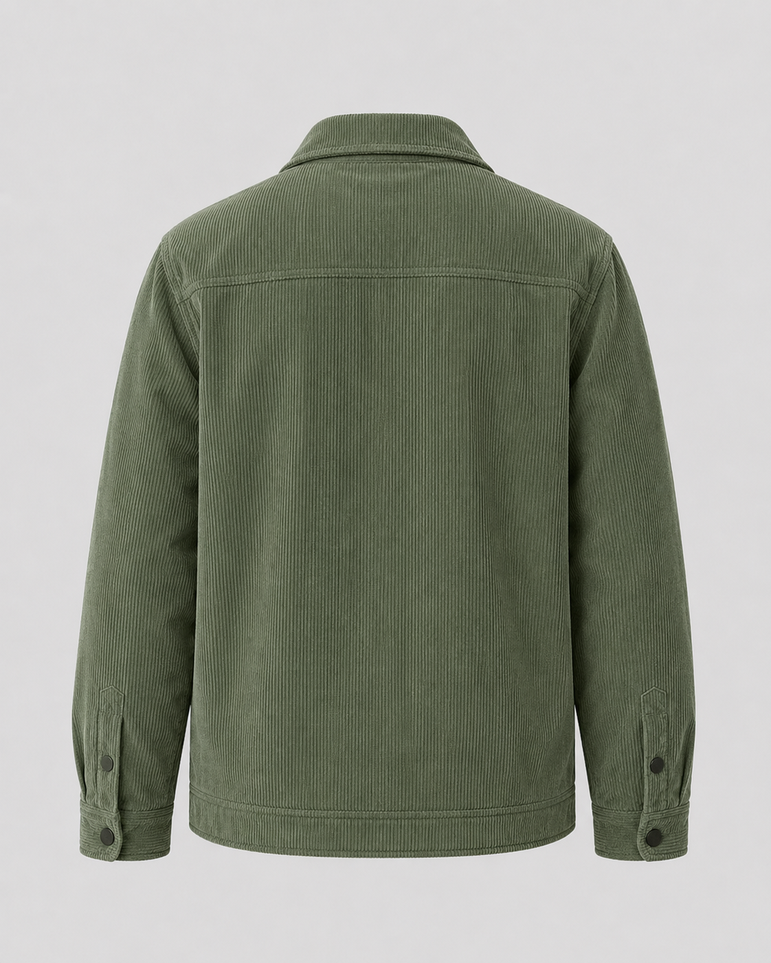 Men's Corduroy Shirt Jacket - Button Up Chest Pockets