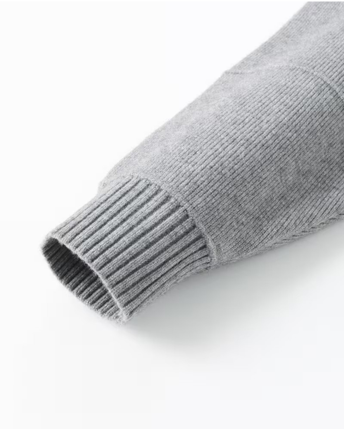 Men's Knit Cardigan Sweater - Full Zip Contrast Collar