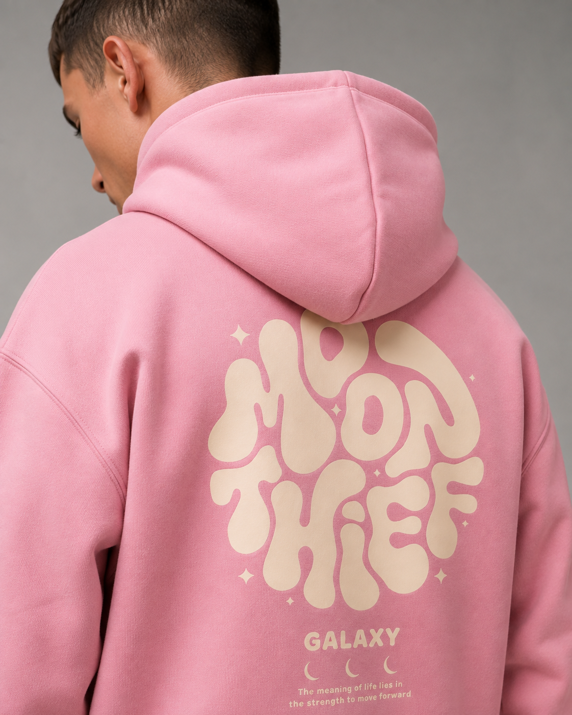 Men's Graphic Hoodie - Pullover Sweatshirt Bold Back Print