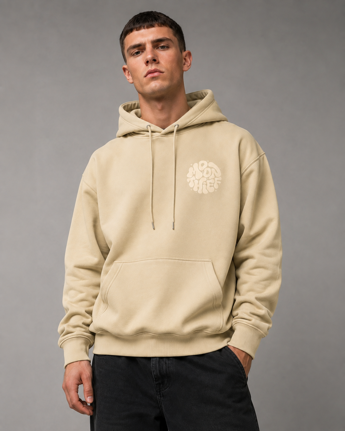 Men's Graphic Hoodie - Pullover Sweatshirt Bold Back Print