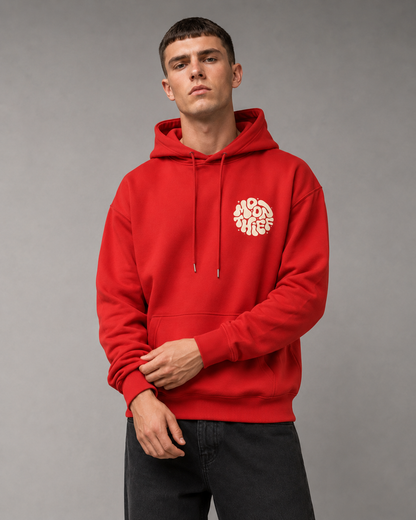 Men's Graphic Hoodie - Pullover Sweatshirt Bold Back Print