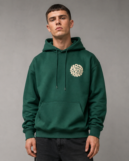 Men's Graphic Hoodie - Pullover Sweatshirt Bold Back Print