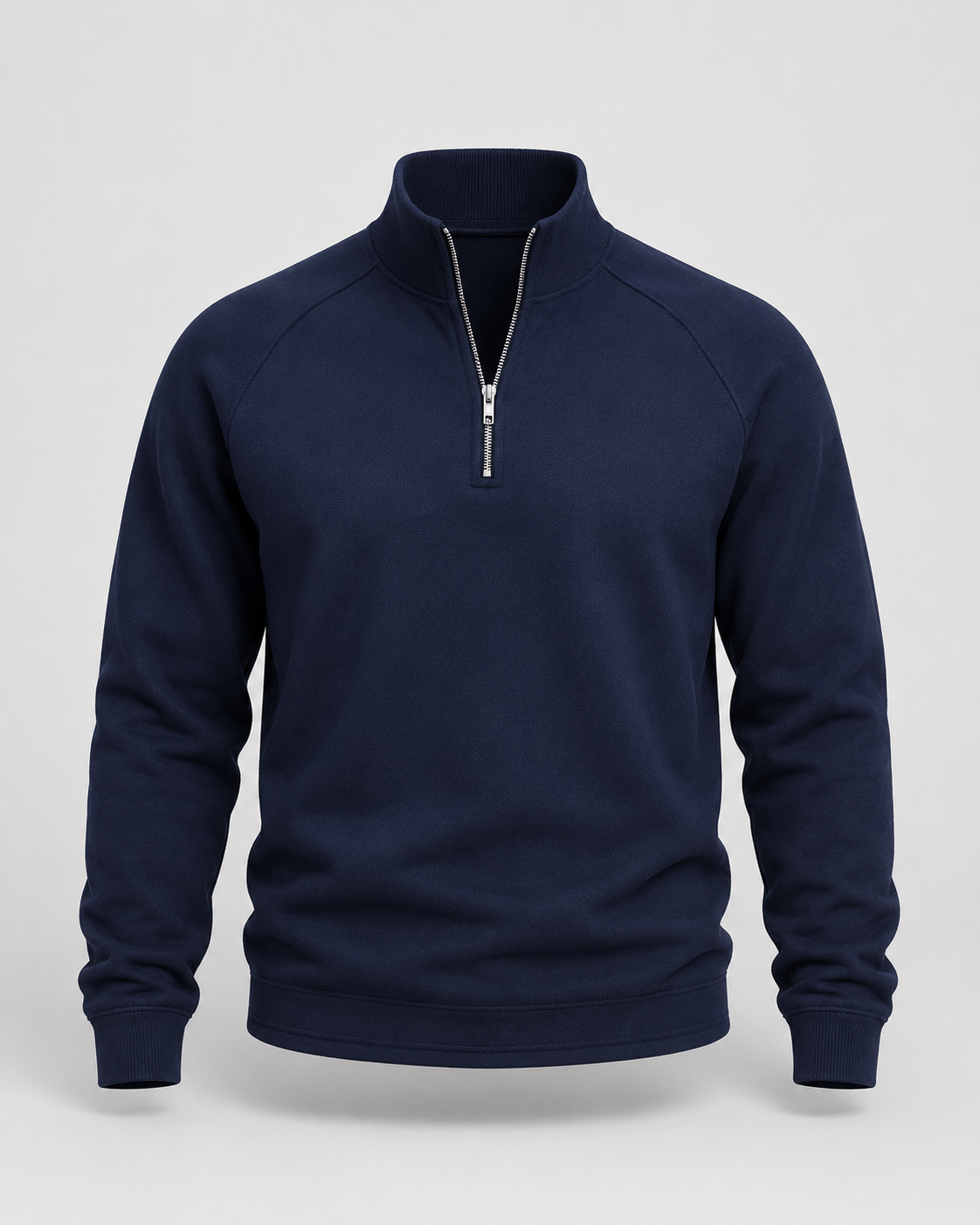 Men's Half Zip Pullover - Funnel Neck Knit Sweater
