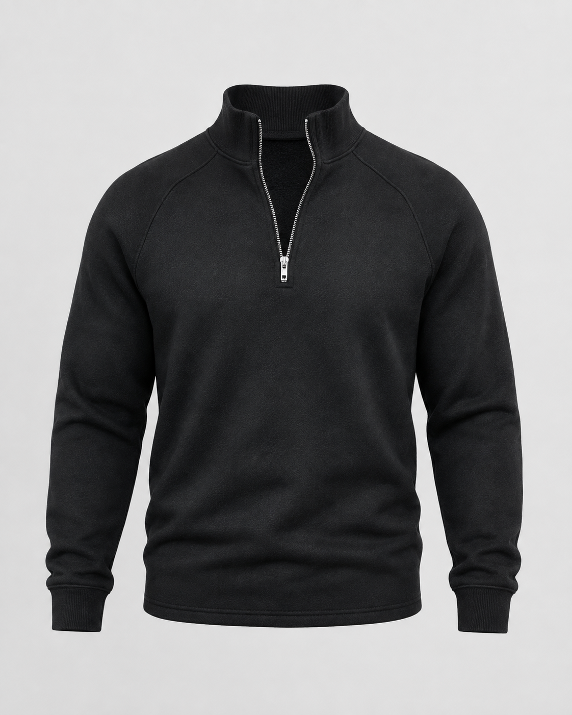 Men's Half Zip Pullover - Funnel Neck Knit Sweater