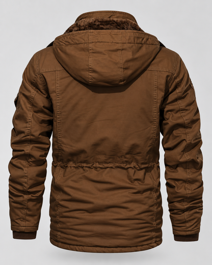 Men's Utility Parka - Fleece Lined Multi Pocket