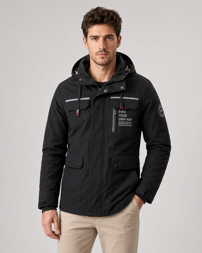 Men's Utility Parka - Hooded Multi Pocket