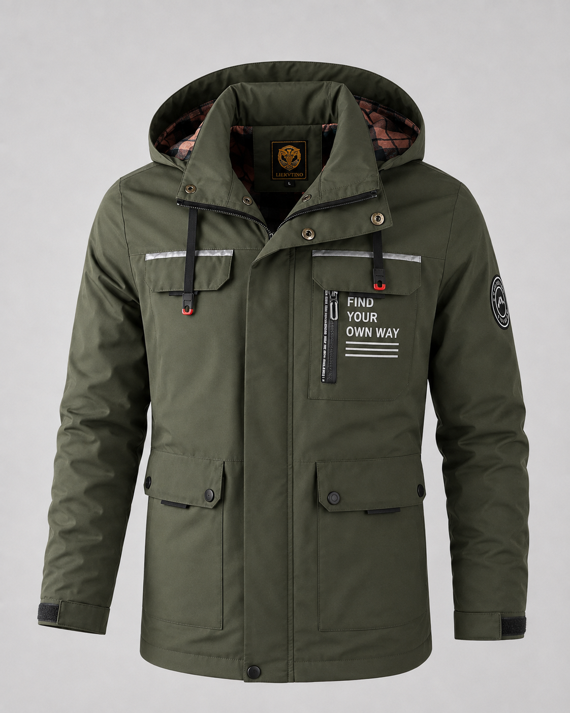 Men's Utility Parka - Hooded Multi Pocket