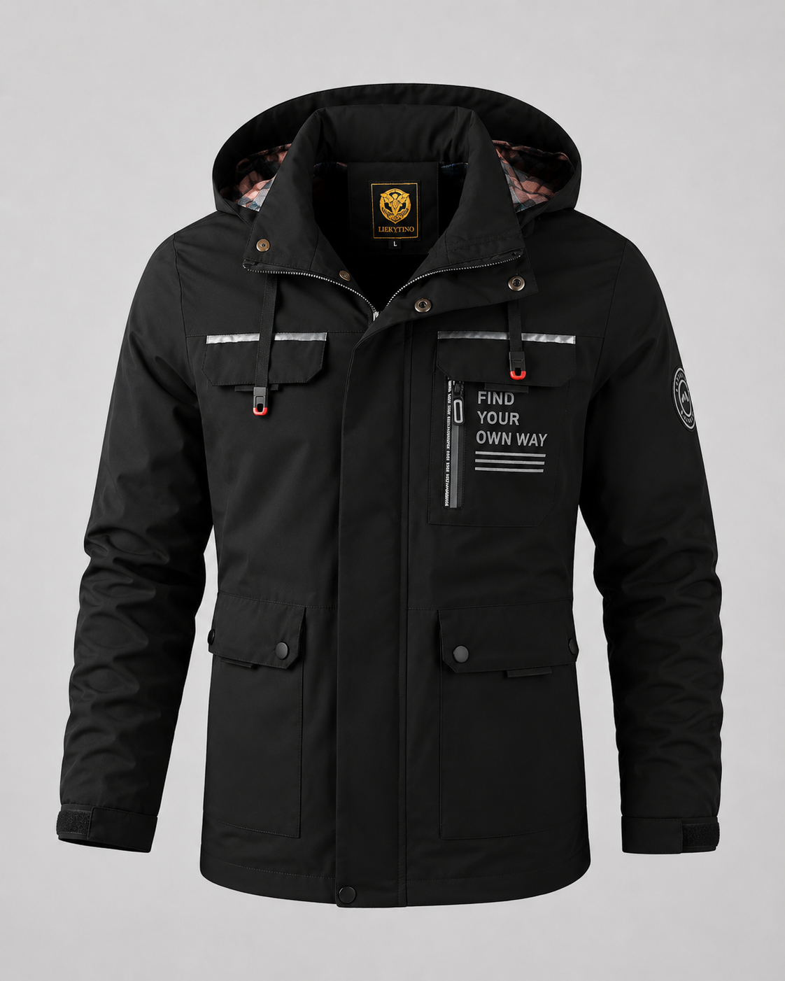 Men's Utility Parka - Hooded Multi Pocket
