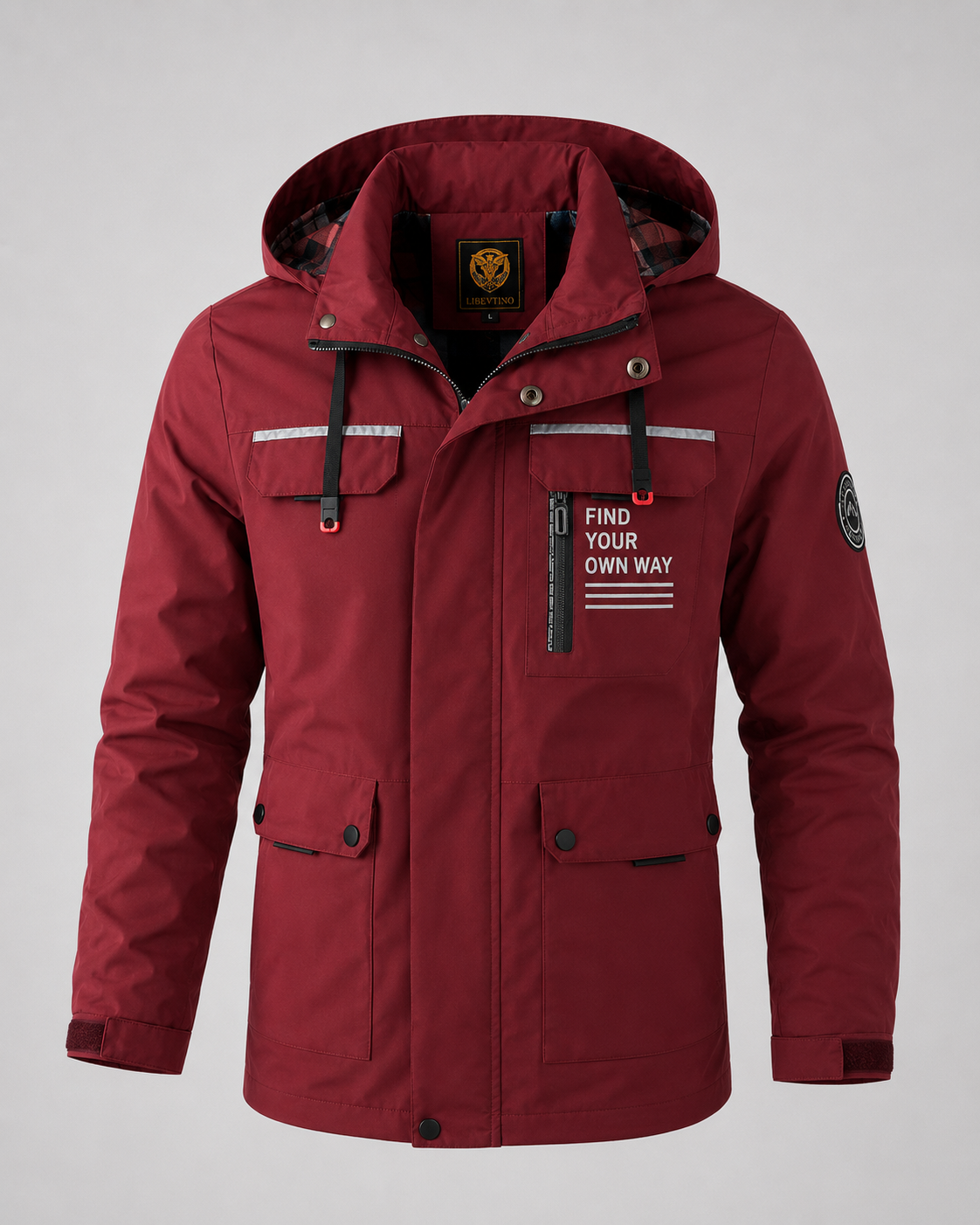 Men's Utility Parka - Hooded Multi Pocket