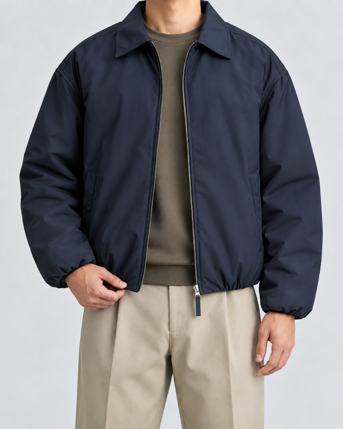 Men's Blouson Jacket - Insulated Relaxed Fit