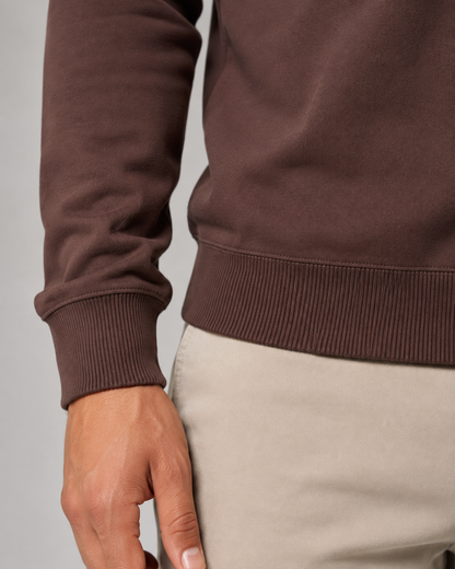 Men's Knit Polo Sweater - Long Sleeve Contrast Collar