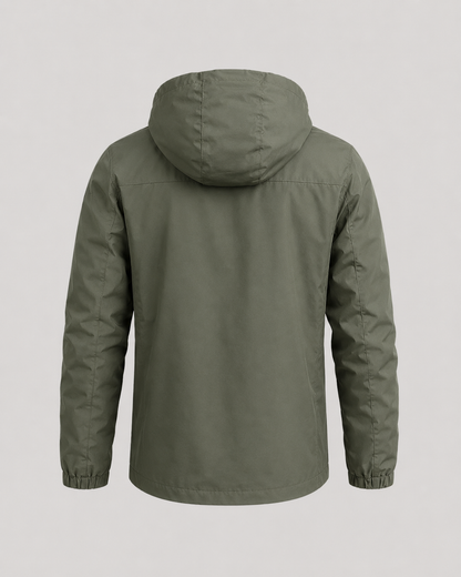Men's Windbreaker Jacket - Lightweight Hooded