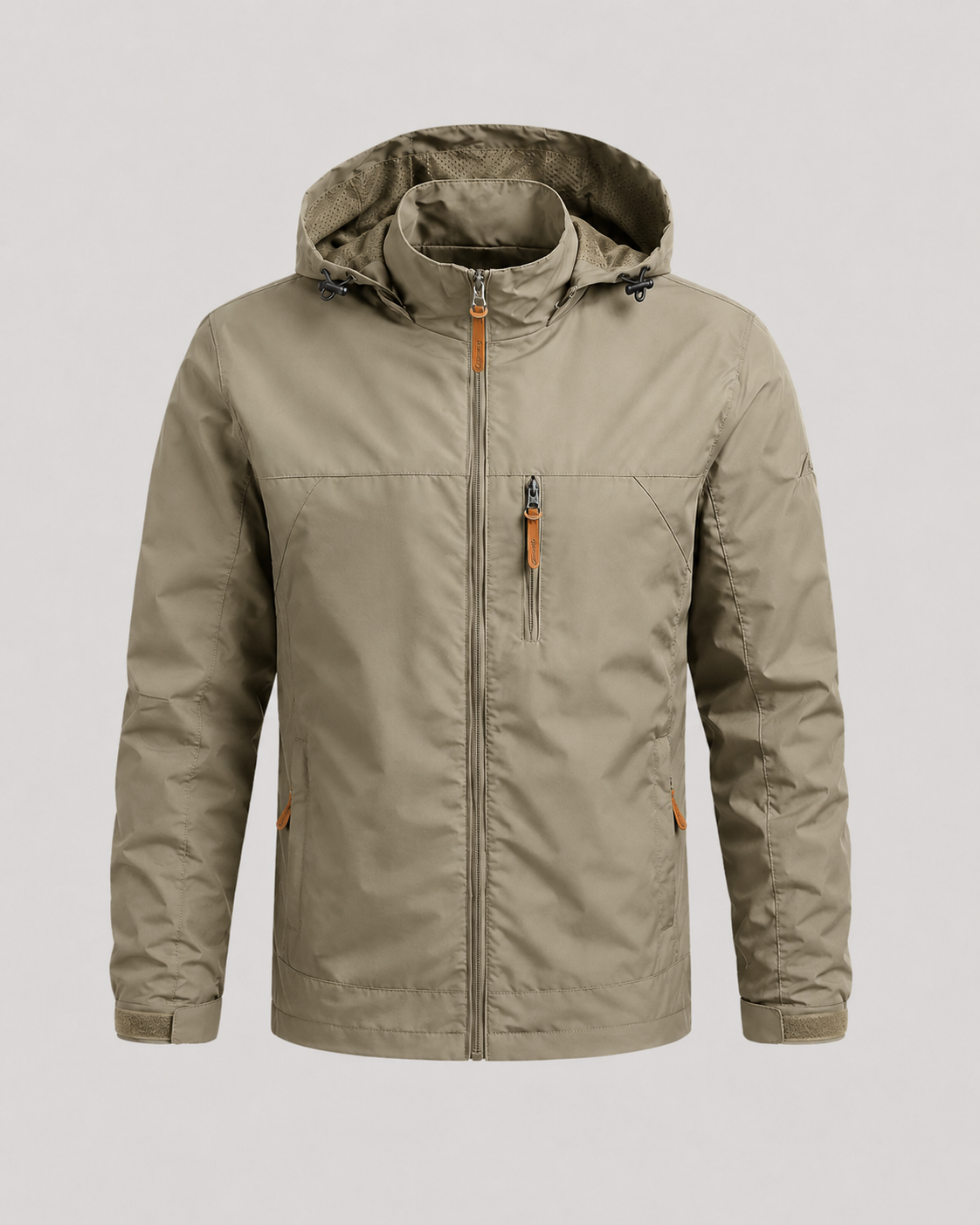 Men's Windbreaker Jacket - Lightweight Hooded