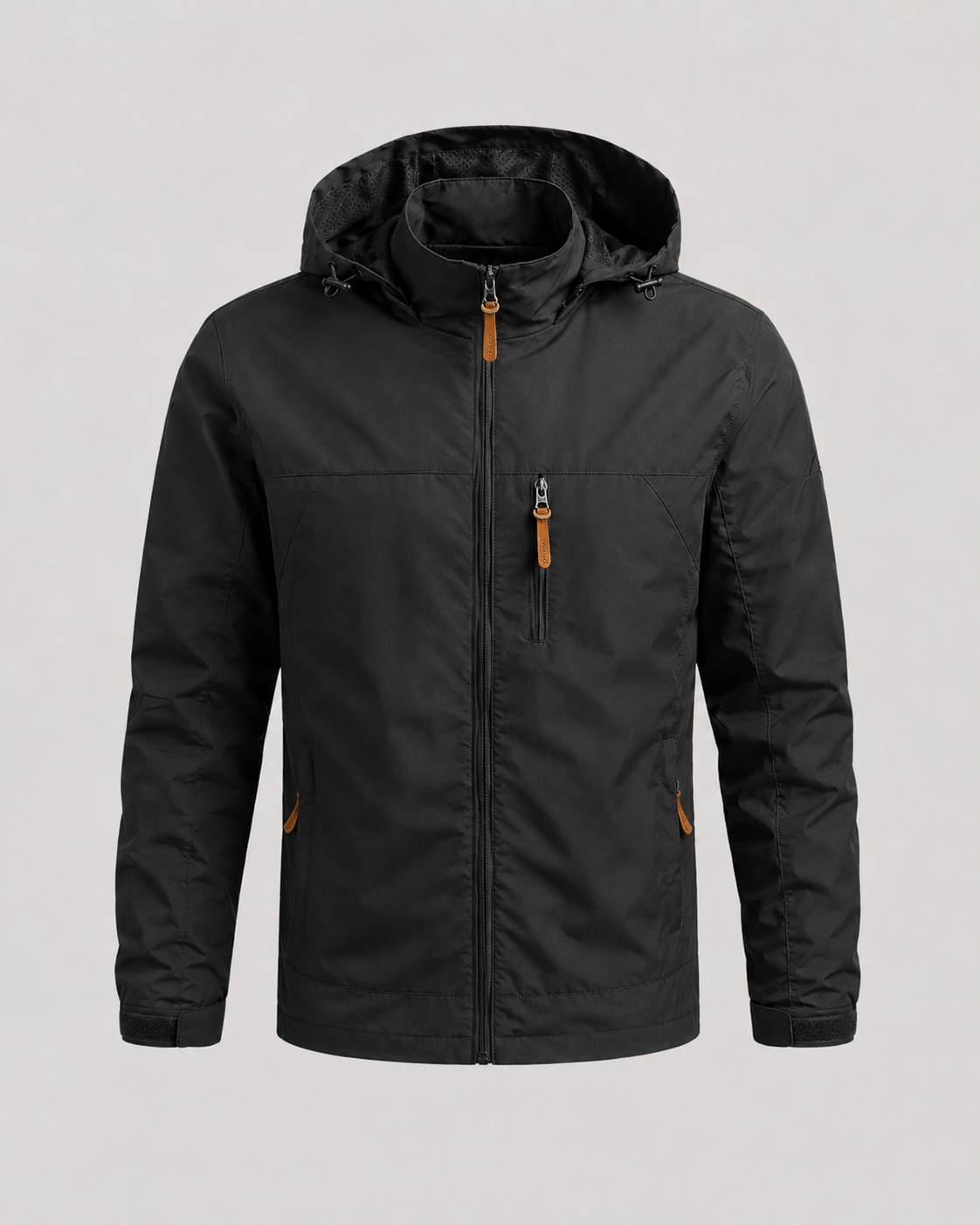 Men's Windbreaker Jacket - Lightweight Hooded
