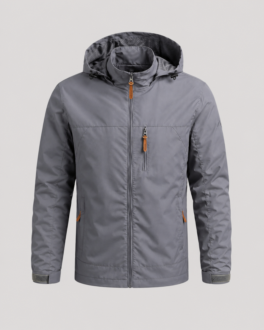 Men's Windbreaker Jacket - Lightweight Hooded