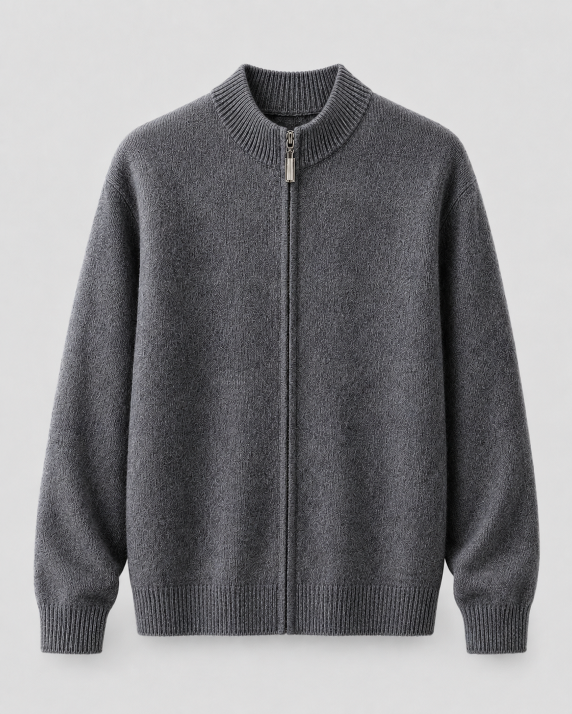 Men's Merino Wool Cardigan - Full Zip Knit Sweater