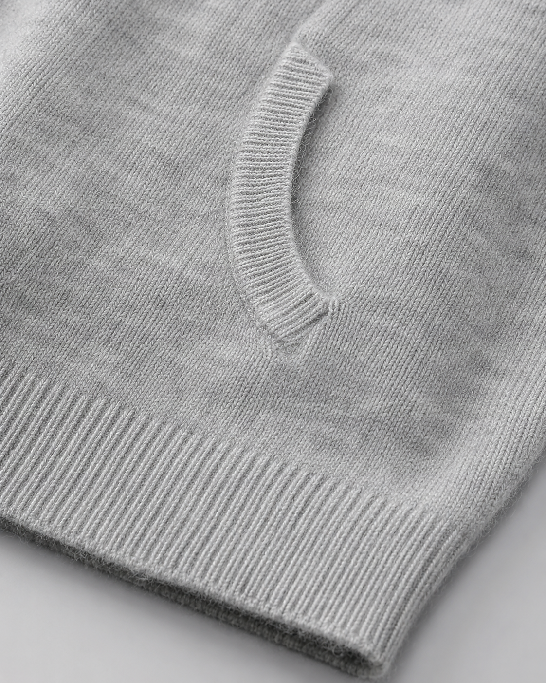Men's Merino Wool Hoodie - Full Zip Knit Sweater