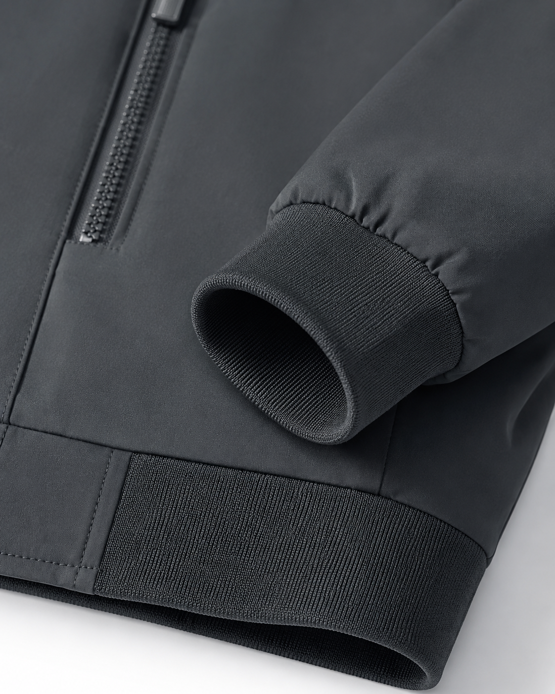 Men's Quilted Jacket - Lined Stand Collar