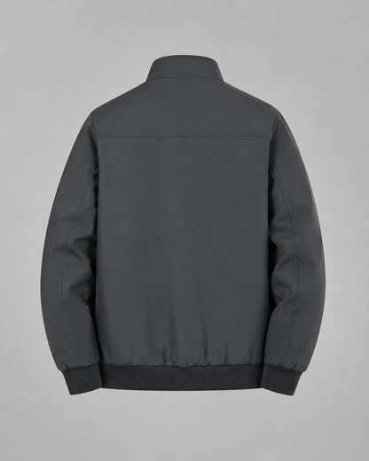 Men's Quilted Jacket - Lined Stand Collar
