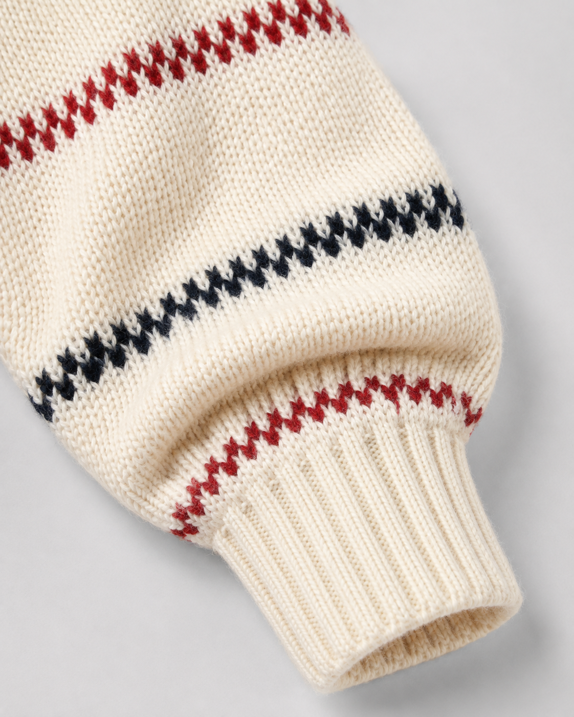 Men's Striped Knit Sweater - Crew Neck Relaxed Fit