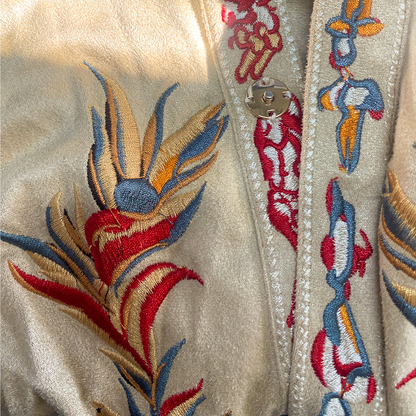 Men's Western Embroidered Short-Sleeve Shirt with Classic Style