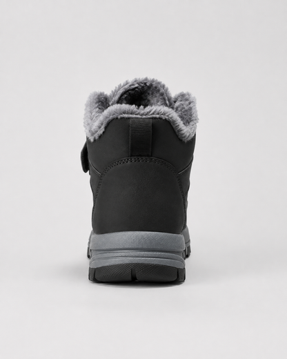 Men's Winter Boots - Lace Up Ankle Boots Rugged Lug Sole