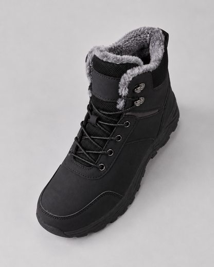 Men's Winter Boots - Plush Lined Ankle Boots Warm Casual Shoes