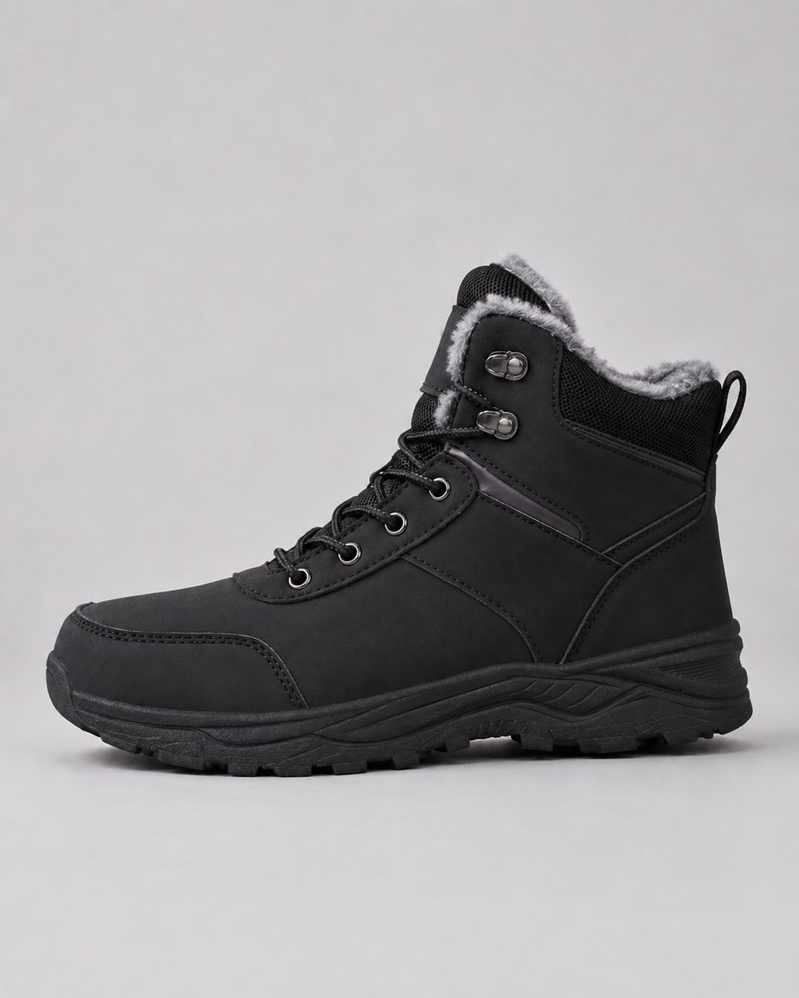 Men's Winter Boots - Plush Lined Ankle Boots Warm Casual Shoes