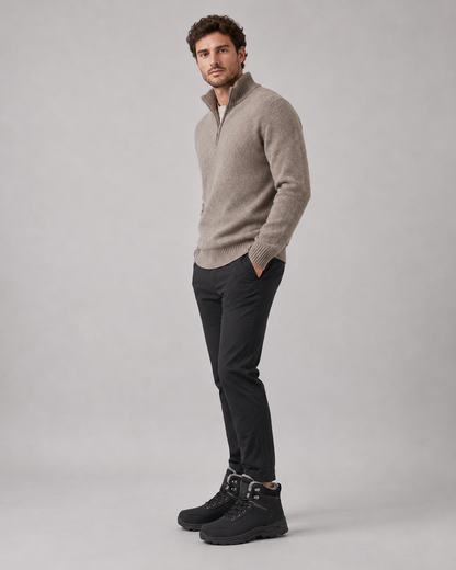 Men's Winter Boots - Plush Lined Ankle Boots Warm Casual Shoes