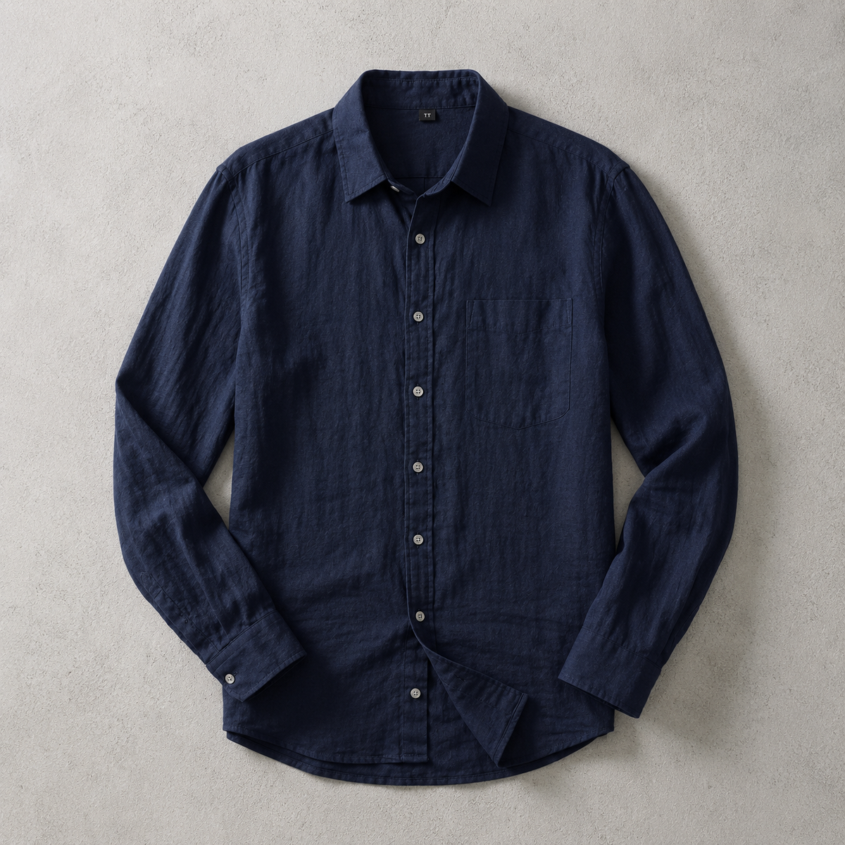 Men's Linen Shirt - Relaxed Fit Casual Summer Button Down