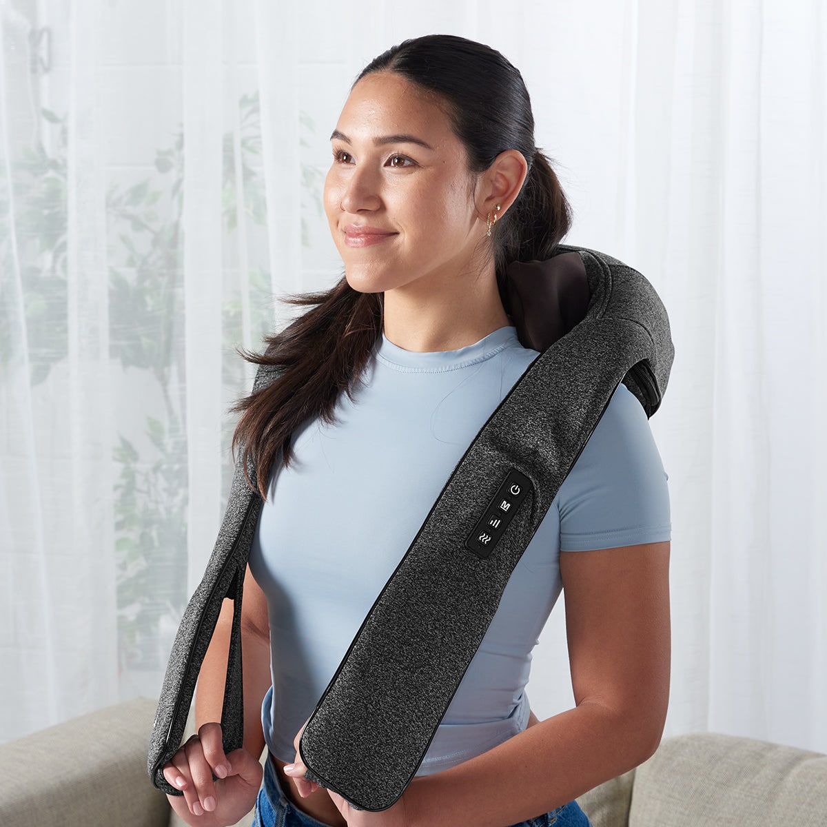 Neck & Shoulder Massager with Heat – Gift for Mom & Dad