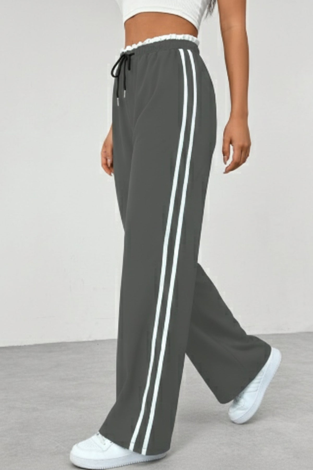 Nevaita | Wide-Leg Linen Wide Leg Trousers Pants Women Style