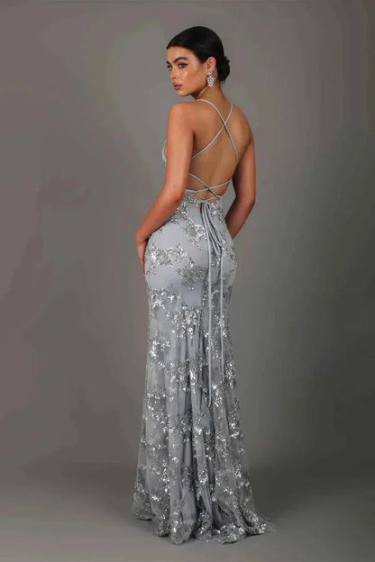 Tilda | Sequin Embroidery Dress with Elegant Evening Style