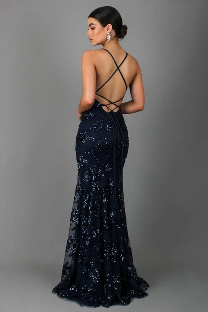 Tilda | Sequin Embroidery Dress with Elegant Evening Style