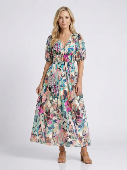 Cazlyn | Multicolor Floral Dress Women Summer Collection