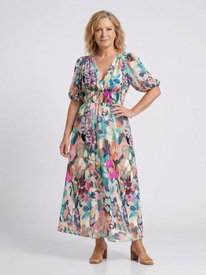 Cazlyn | Multicolor Floral Dress Women Summer Collection