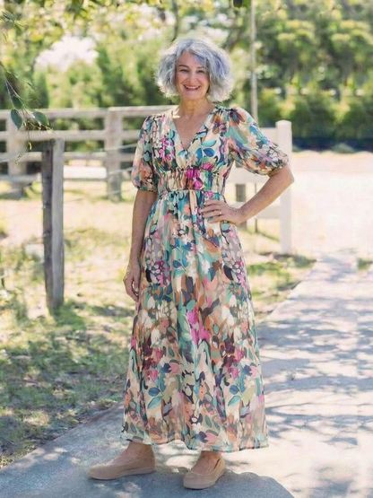 Cazlyn | Multicolor Floral Dress Women Summer Collection