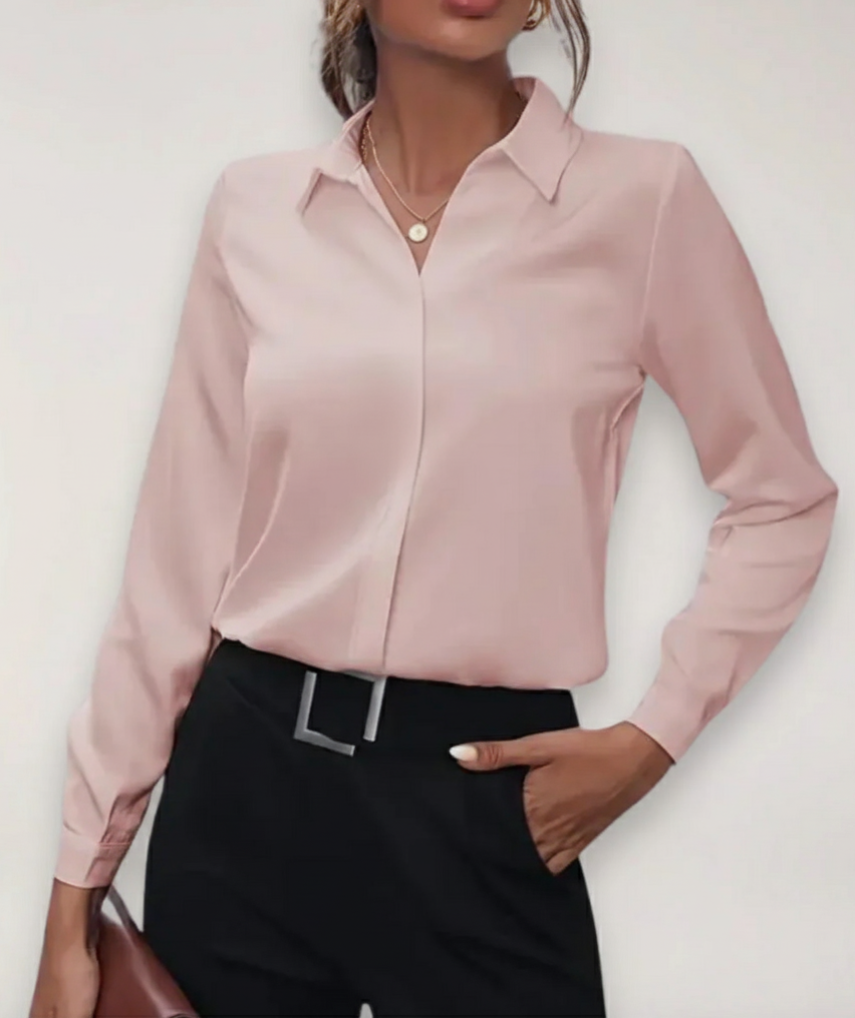 Mallory | Women's Tailored Office Blouse Smart Casual Fashion