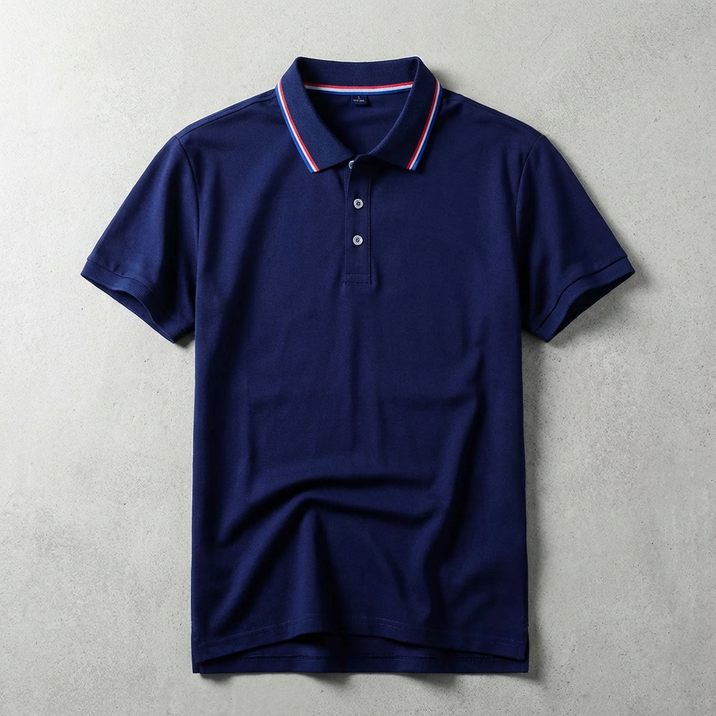 Men's Pique Polo Shirt – Classic Short Sleeve Casual Golf Shirt