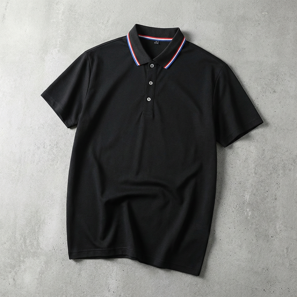 Men's Pique Polo Shirt – Classic Short Sleeve Casual Golf Shirt