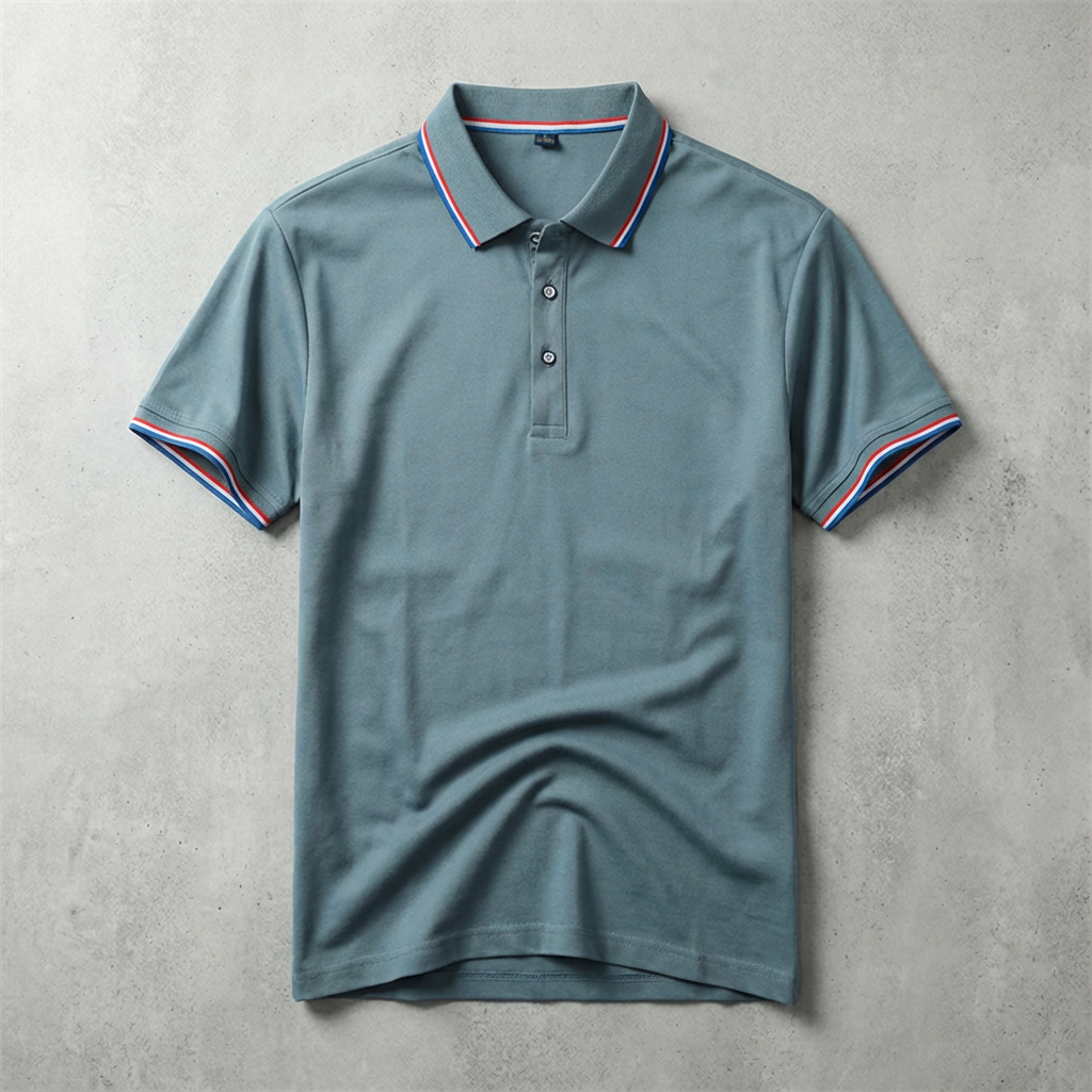 Men's Pique Polo Shirt – Classic Short Sleeve Casual Golf Shirt