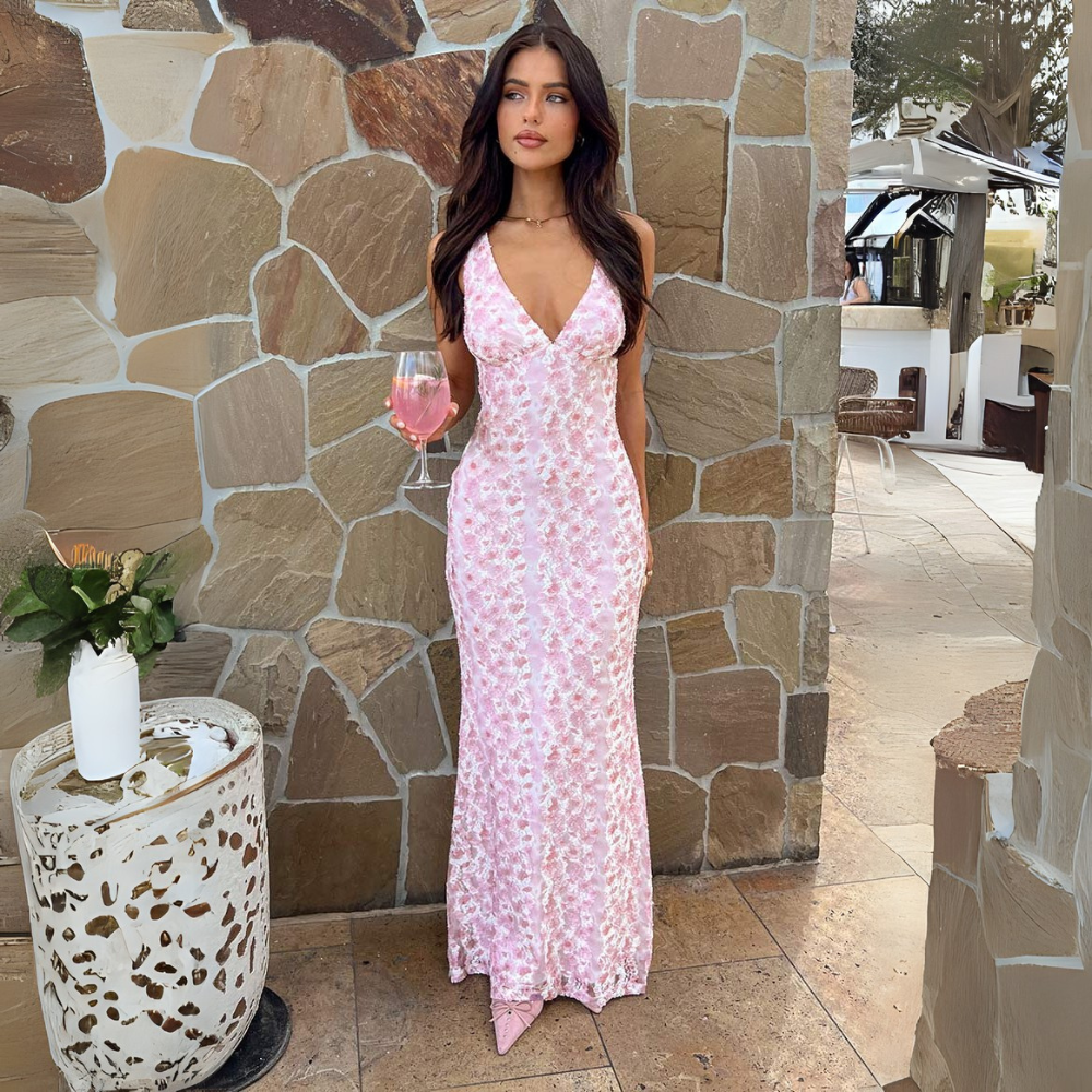 Ondrea | Floral Evening Occasion Dress Women Fashion