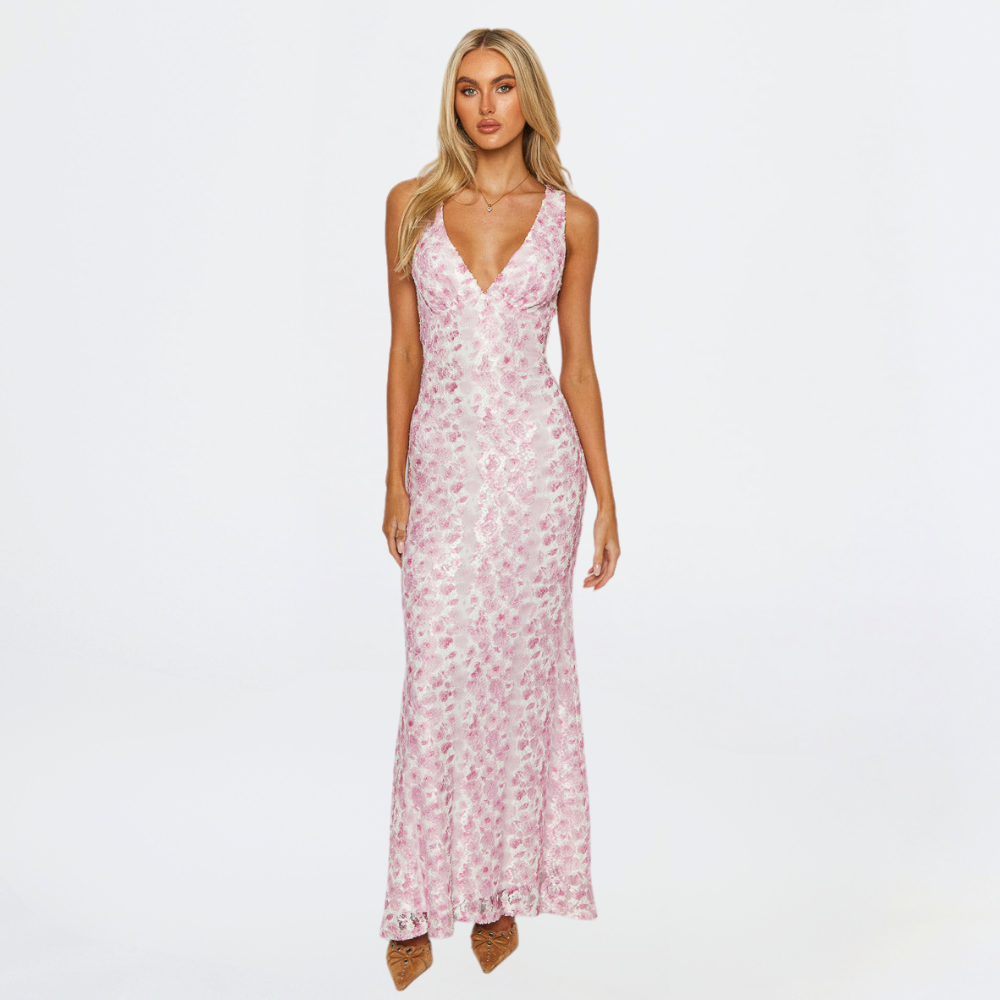 Ondrea | Floral Evening Occasion Dress Women Fashion