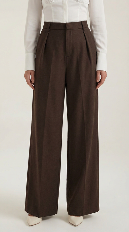 Roselith | Women's Versatile Sleek Wide-Leg Trousers for Daily Style
