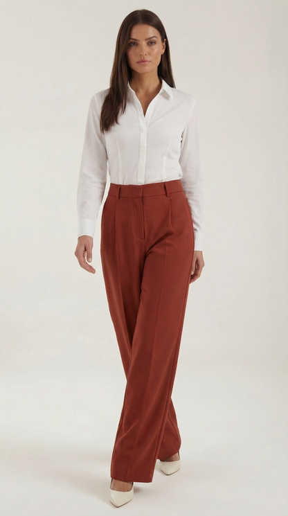 Roselith | Women's Versatile Sleek Wide-Leg Trousers for Daily Style